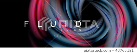 Flowing glowing color motion concept, trendy abstract layout template for business or technology Flowing glowing color motion concept, trendy abstract layout template for business or technology 43763181