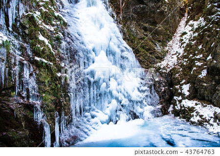Tokyo Shinohara Village Furusawa Waterfall whole ice formation Tokyo Shinohara Village Furusawa Waterfall whole ice formation 43764763