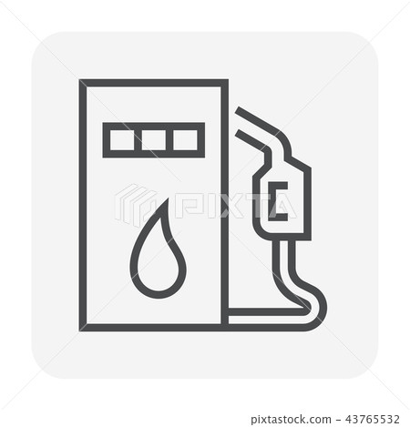 petrol station equipment icon petrol station equipment icon 43765532
