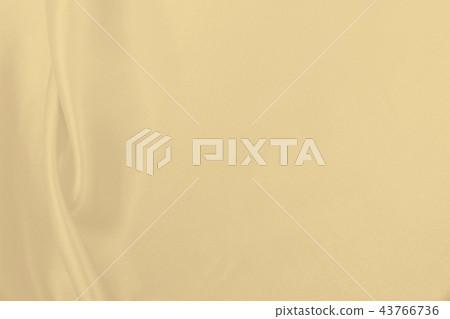 Smooth elegant golden silk or satin luxury cloth 43766736
