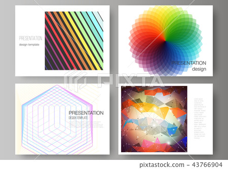 The minimalistic abstract vector illustration of the editable layout of the presentation slides 43766904