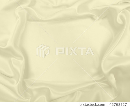 Smooth elegant golden silk or satin luxury cloth Smooth elegant golden silk or satin luxury cloth 43768527