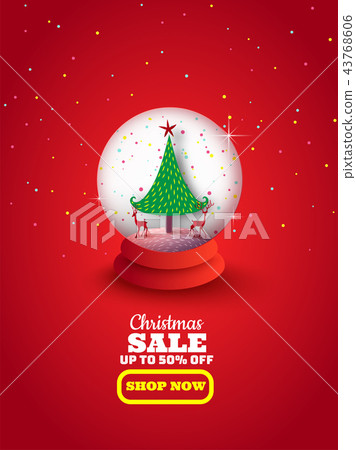 Merry Christmas,Happy New Year.Christmas sale.  43768606