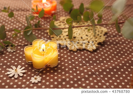 Eucalyptus and aroma candles 43768780
