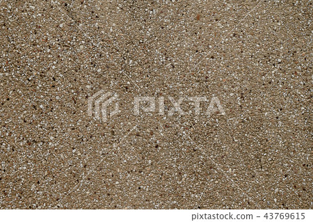 The surface of the small stone wall 43769615