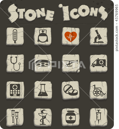 medicine icon set 43769965