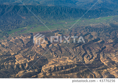 aerial view of California San Andreas 43770256