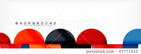 Semi circle abstract background, modern geometric pattern design. Business or technology Semi circle abstract background, modern geometric pattern design. Business or technology 43771918