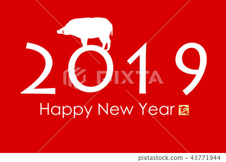 2019 Year's card 2019 Year's card 43771944