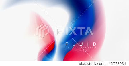 Mixing liquid color flow abstract background. Trendy abstract layout template for business or Mixing liquid color flow abstract background. Trendy abstract layout template for business or 43772084