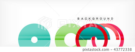 Geomtric modern backgrounds, rings abstract template Geomtric modern backgrounds, rings abstract template 43772338