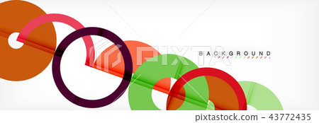 Modern geometrical abstract background 43772435