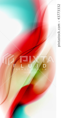 Mixing liquid color flow abstract background. Trendy abstract layout template for business or Mixing liquid color flow abstract background. Trendy abstract layout template for business or 43773332
