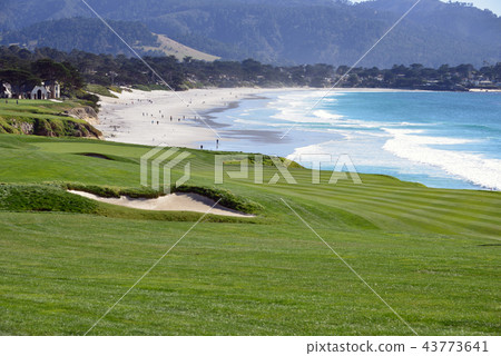 美國加州圓石灘高爾夫球場 43773641