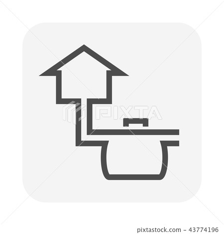 Waste water icon Waste water icon 43774196