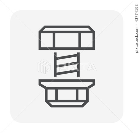 bolt screw icon 43774198