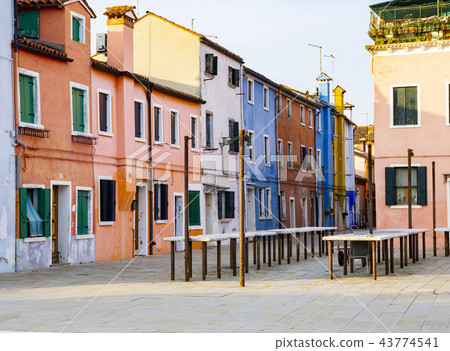 Houses, Village, Colorful, Venice, Italy Houses, Village, Colorful, Venice, Italy 43774541