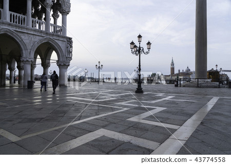 Venice, Square, Street Lights, Buildings, Veneto Square, Italy Venice, Square, Street Lights, Buildings, Veneto Square, Italy 43774558