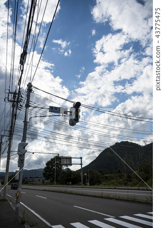 The signal which disappeared by the power failure due to the earthquake 43775475