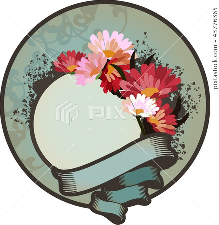 Greeting card with flowers birthday Greeting card with flowers birthday 43776365