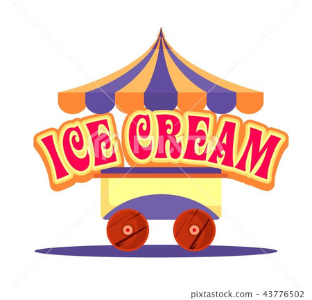 ice cream cart ice cream cart 43776502