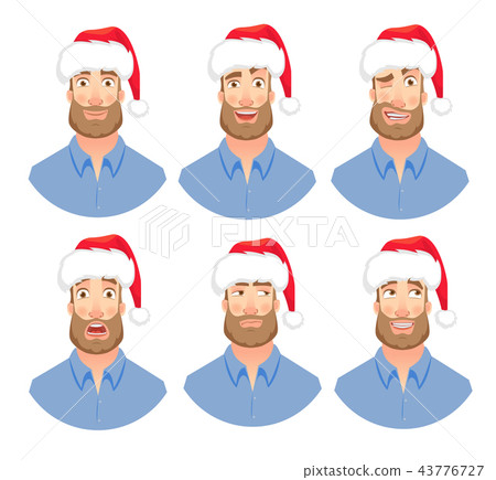 Face of man with beard Face of man with beard 43776727