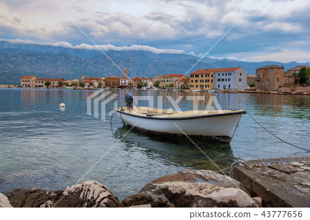 Traditional old village Vinjerac, Croatia, Velebit mountains and Paklenica national park in Traditional old village Vinjerac, Croatia, Velebit mountains and Paklenica national park in 43777656