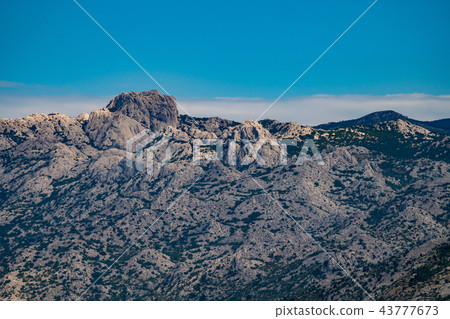 Extreme mountains in Paklenica National Park, Velebit, Croatia 43777673