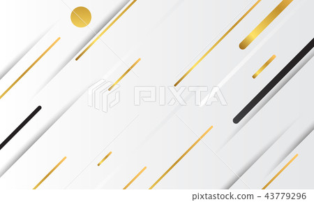Abstract gold geometric vector background 43779296