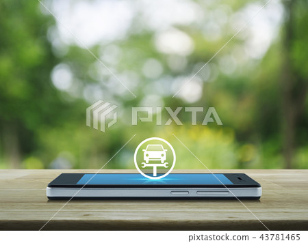 Business repair car service online concept 43781465