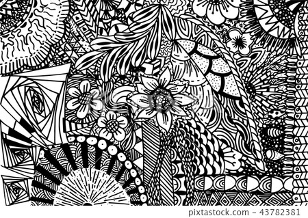 Doodle free hand drawing creative sketch vector Doodle free hand drawing creative sketch vector 43782381