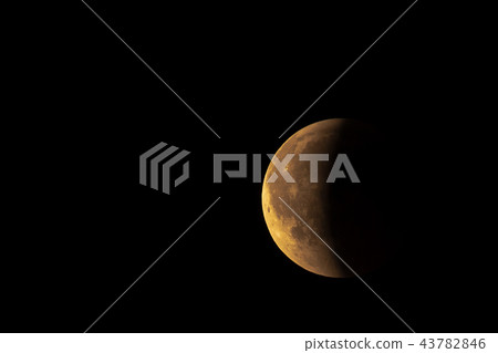 Blood moon during lunar eclipse, blood moon Blood moon during lunar eclipse, blood moon 43782846
