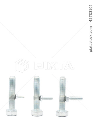 three set of screw in the white   43783105