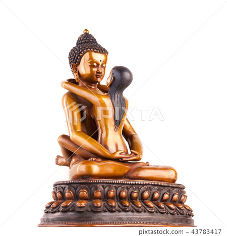 Buddha in union also known as yab yum position 43783417