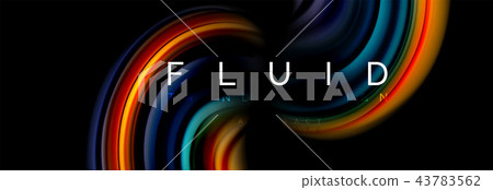 Fluid color motion concept 43783562