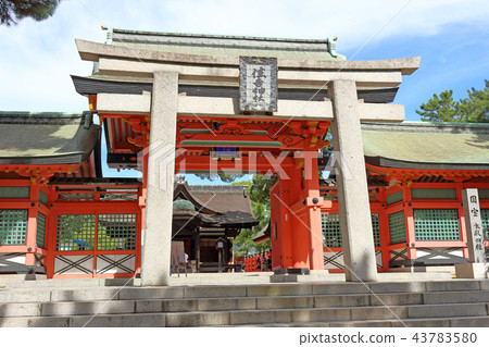 Sumiyoshi Taisha Corner Torii (Osaka City) 43783580