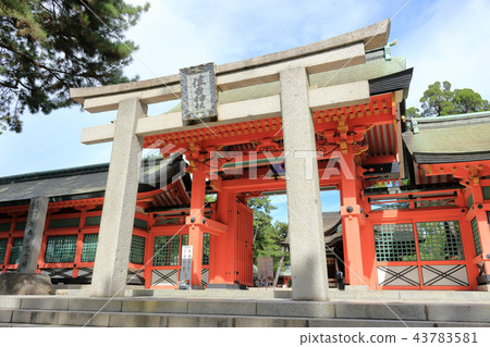 Sumiyoshi Taisha Corner Torii (Osaka City) 43783581