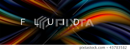Fluid color motion concept 43783582