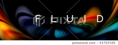 Fluid color motion concept Fluid color motion concept 43783589
