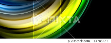 Fluid colors abstract background colorful poster, twisted liquid design on black, colorful marble or Fluid colors abstract background colorful poster, twisted liquid design on black, colorful marble or 43783635