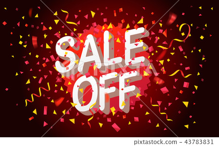 Sale off vector concept. Sale banner 43783831
