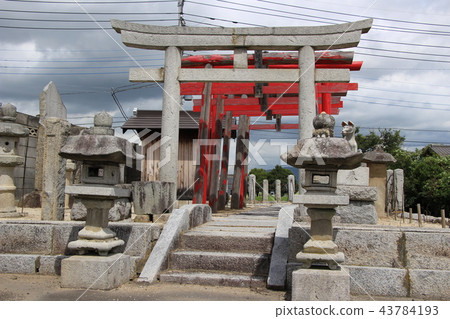 茨城縣Makabe(稻荷神社)的城市景觀 茨城縣Makabe(稻荷神社)的城市景觀 43784193