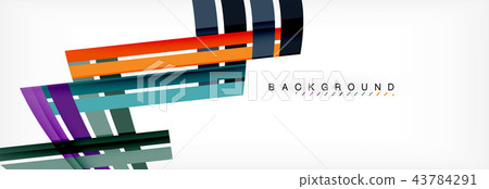 Minimal line design abstract background 43784291