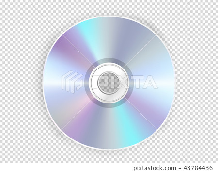 Modern compact disc vector mockup. Vector Modern compact disc vector mockup. Vector 43784436
