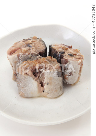 Canned mackerel 43785048
