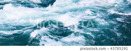 turquoise water river splashing banner turquoise water river splashing banner 43785291