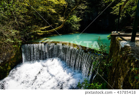 Krupaj vrelo a natural water well in Serbia 43785418