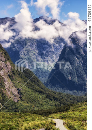 milford road along cleddau valley 43789152