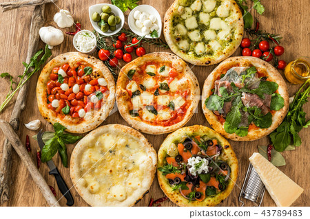 Homemade pizza Italian home-made pizza 43789483