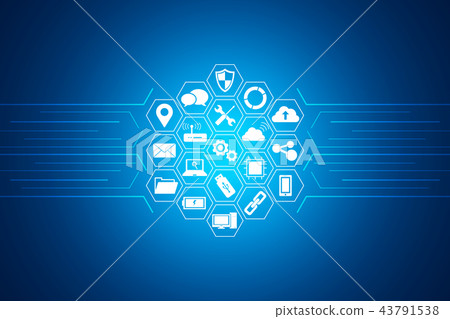 Technology icons concept Technology icons concept 43791538
